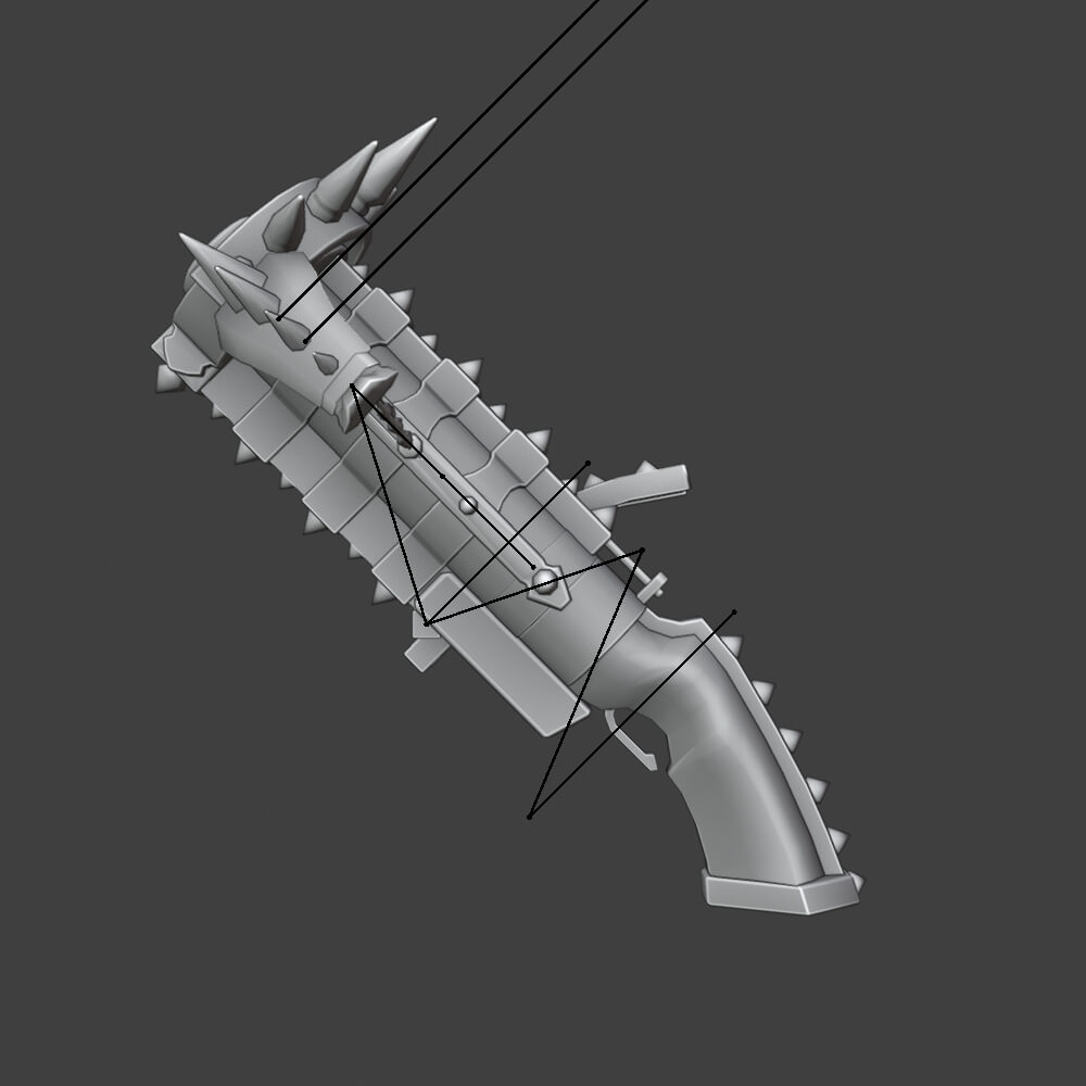 Destructions Fusillade - Monster Hunter World 3D Model