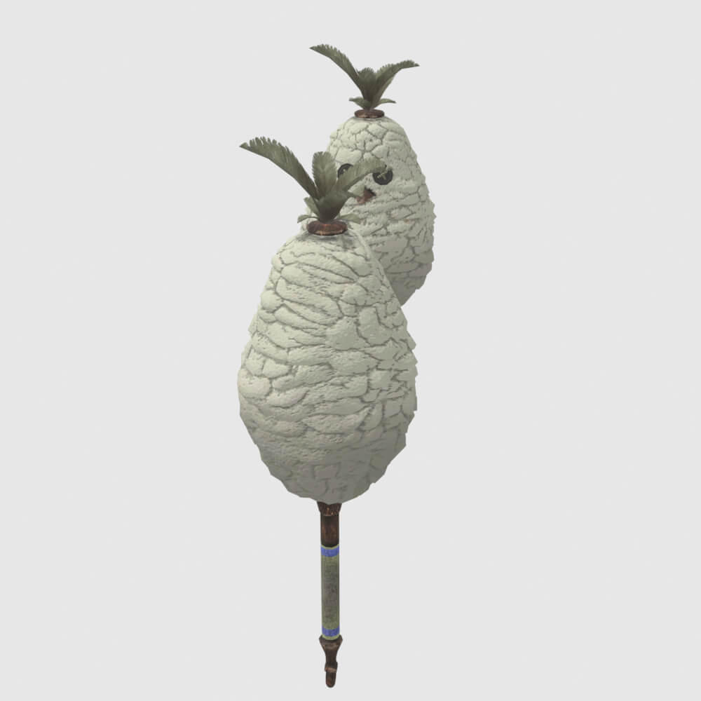Downy Crake Brooms - Monster Hunter World 3D Model