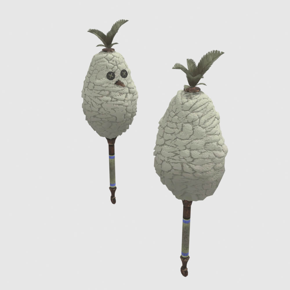 Downy Crake Brooms - Monster Hunter World 3D Model