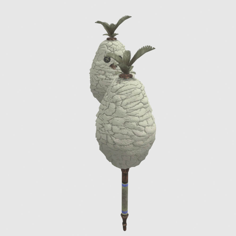 Downy Crake Brooms - Monster Hunter World 3D Model