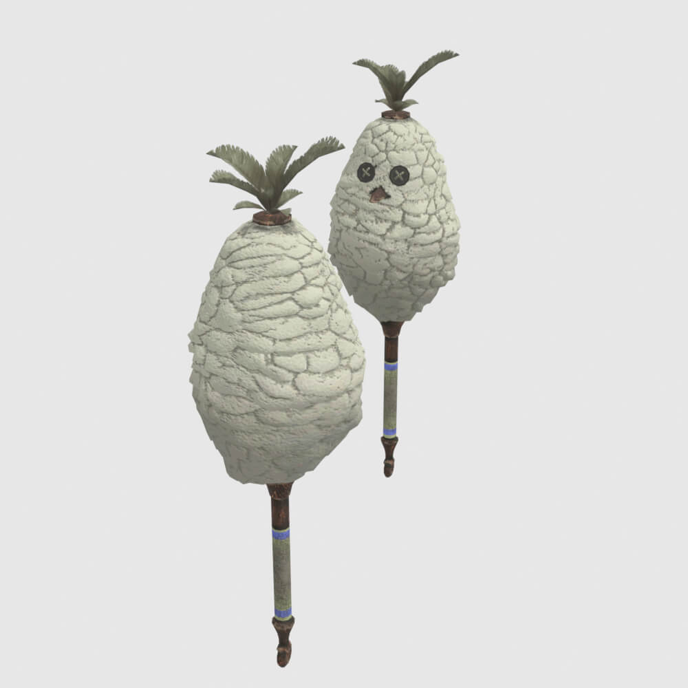 Downy Crake Brooms - Monster Hunter World 3D Model