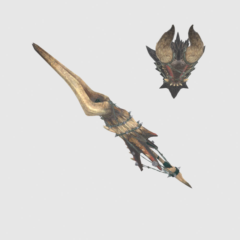 Eradication Flame - Monster Hunter World 3D Model