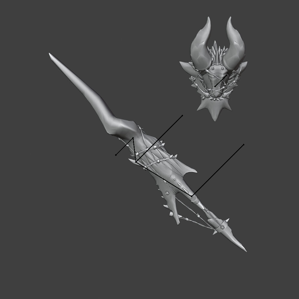 Eradication Flame - Monster Hunter World 3D Model