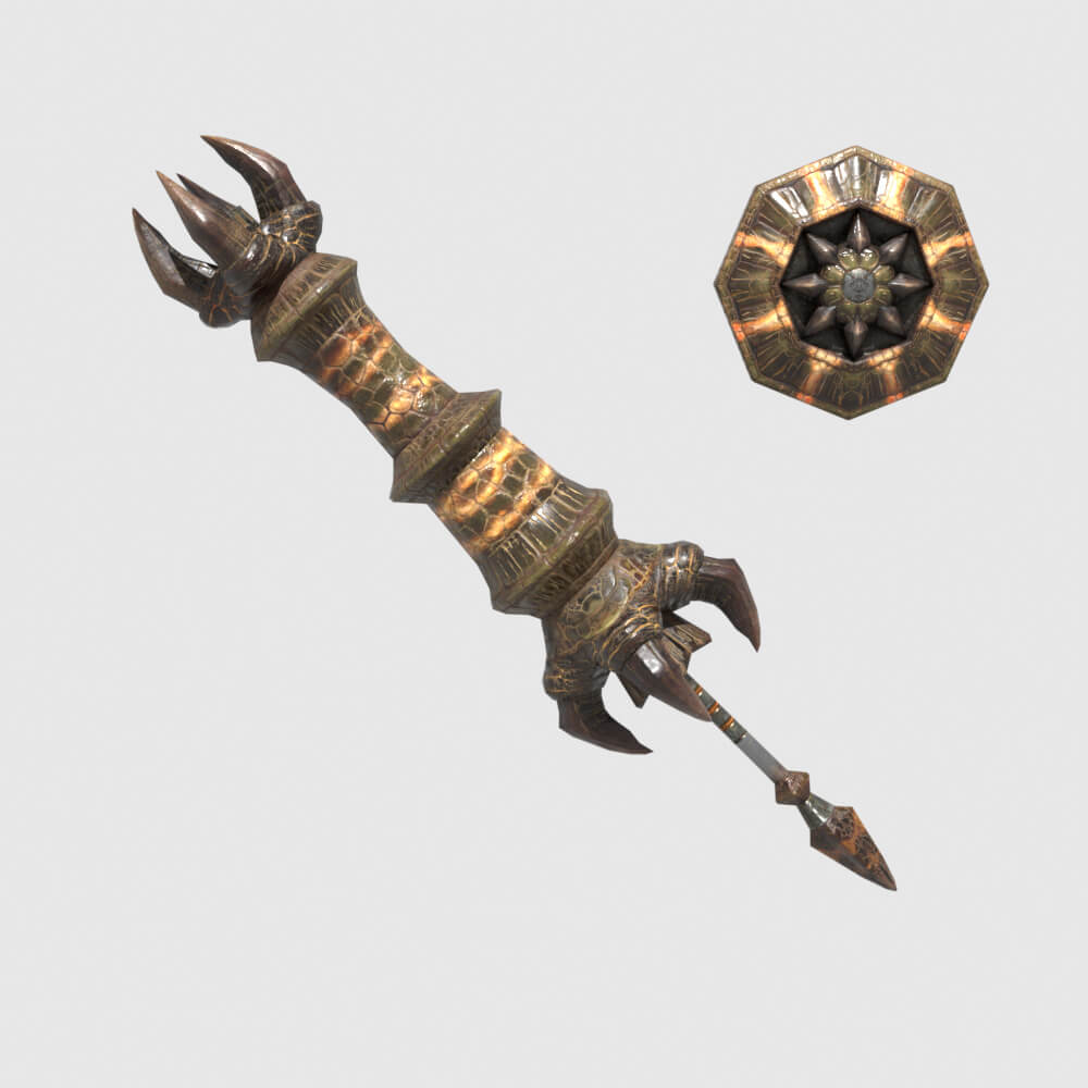 Flamebite - Monster Hunter World 3D Model