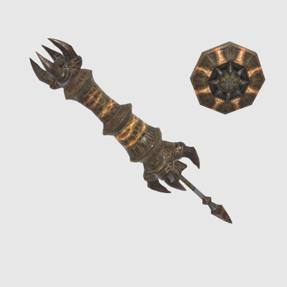 Flamebite - Monster Hunter World 3D Model
