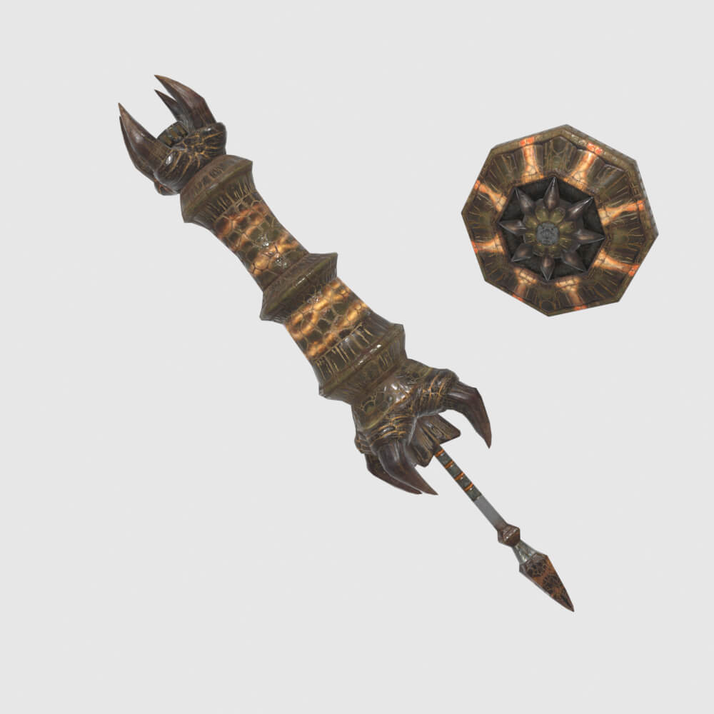 Flamebite - Monster Hunter World 3D Model