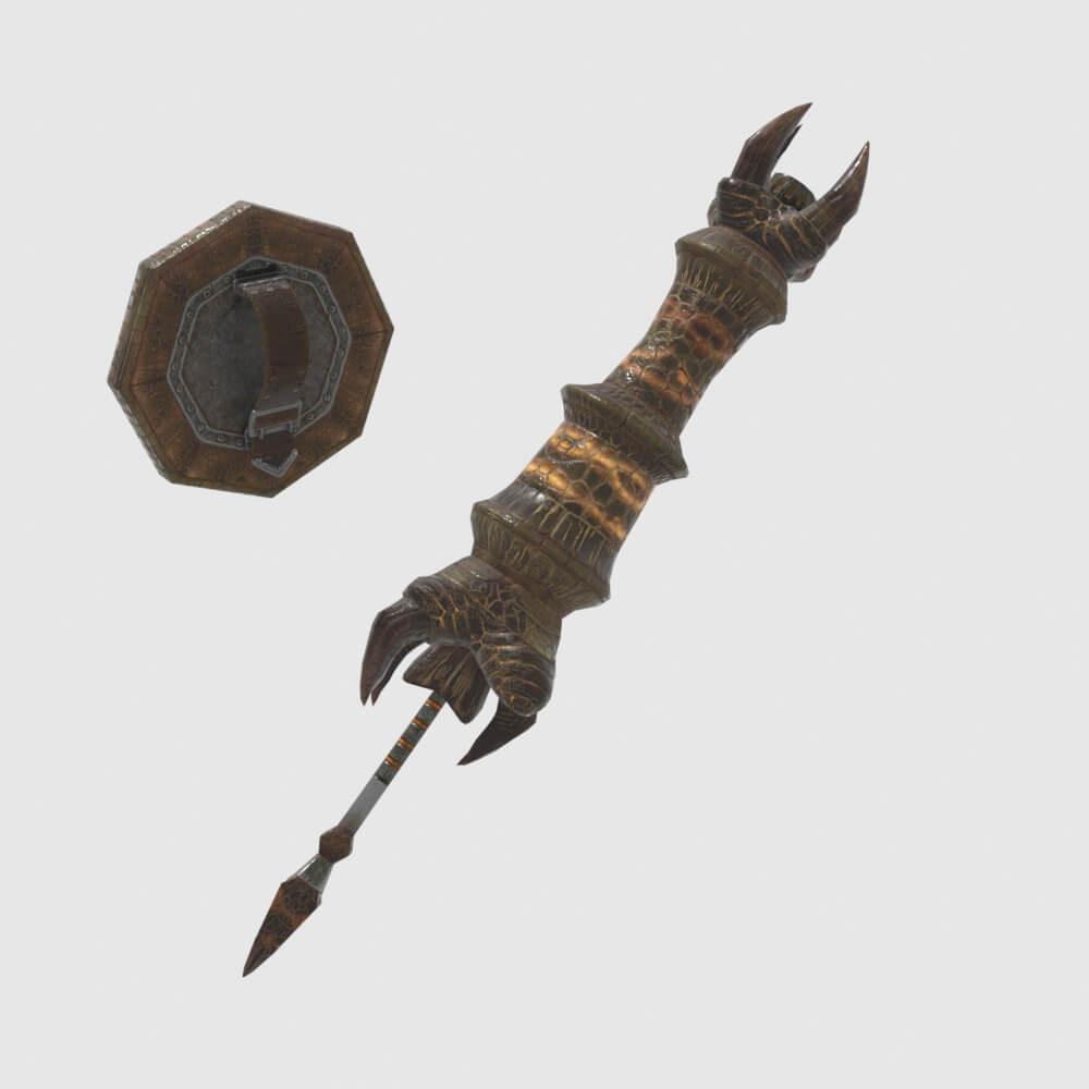 Flamebite - Monster Hunter World 3D Model