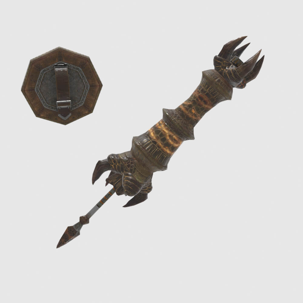 Flamebite - Monster Hunter World 3D Model