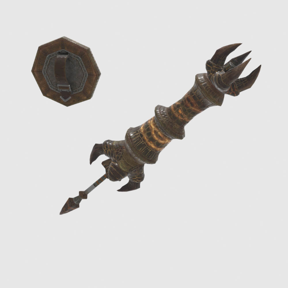 Flamebite - Monster Hunter World 3D Model