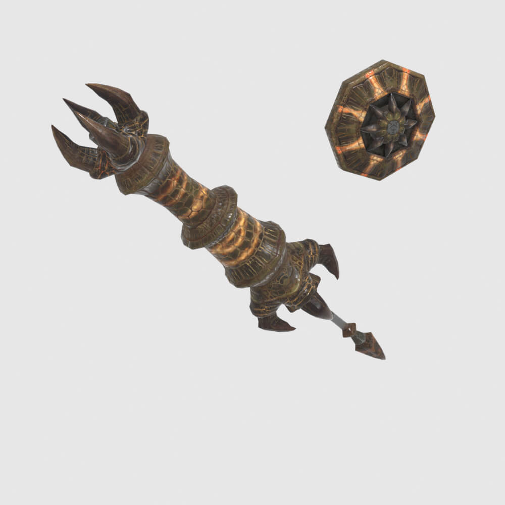 Flamebite - Monster Hunter World 3D Model
