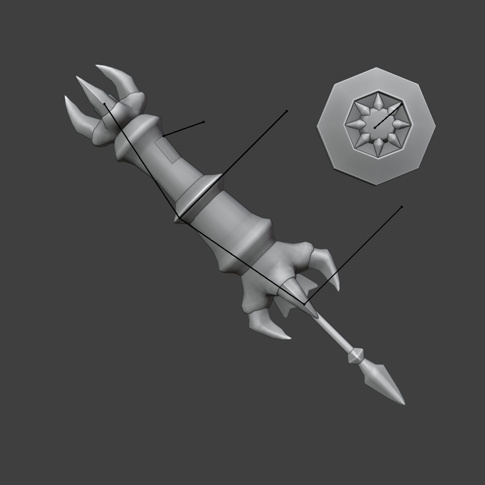 Flamebite - Monster Hunter World 3D Model