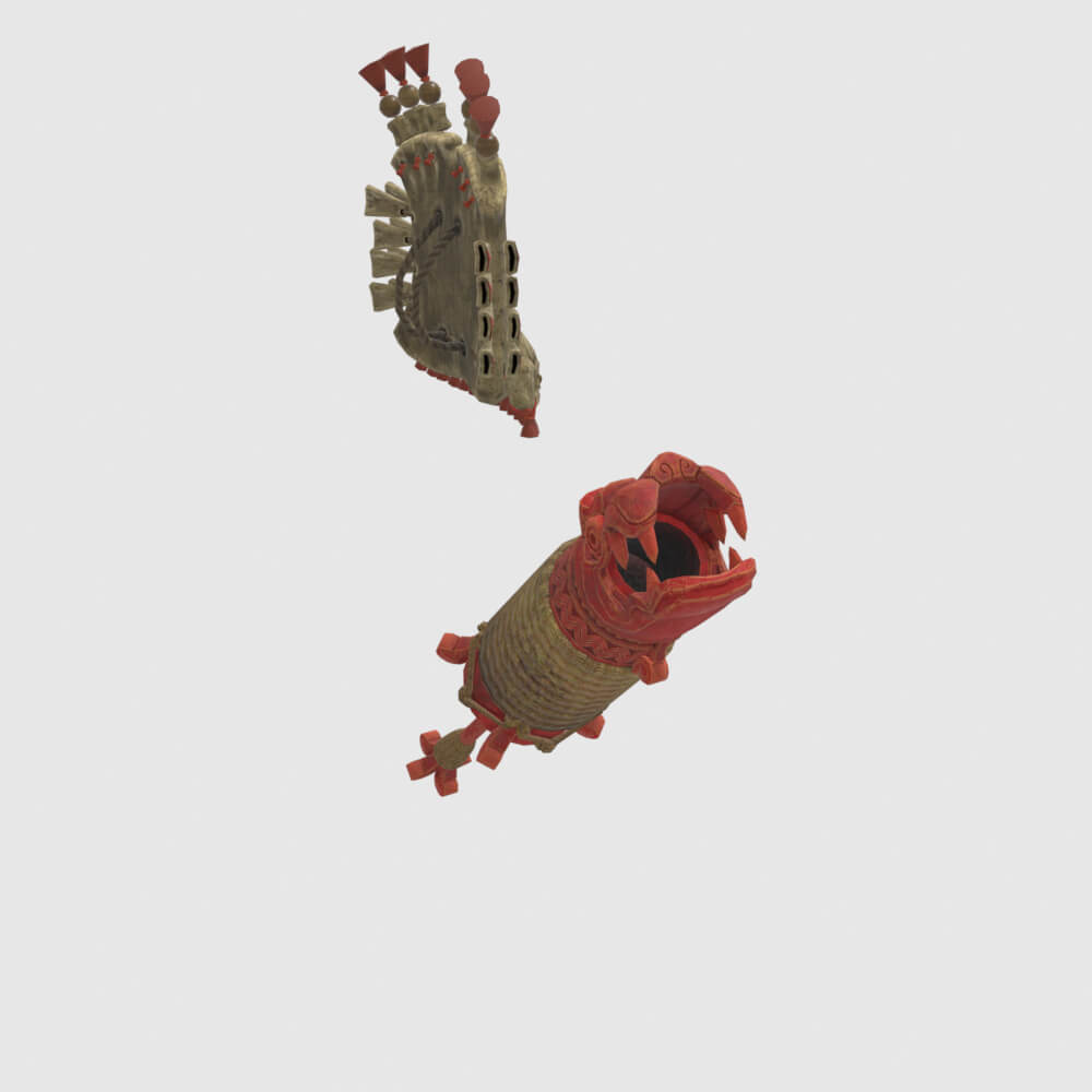 Gajalaka Firepike - Monster Hunter World 3D Model