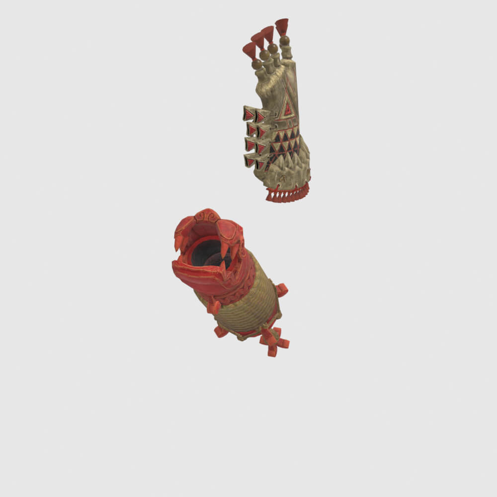 Gajalaka Firepike - Monster Hunter World 3D Model
