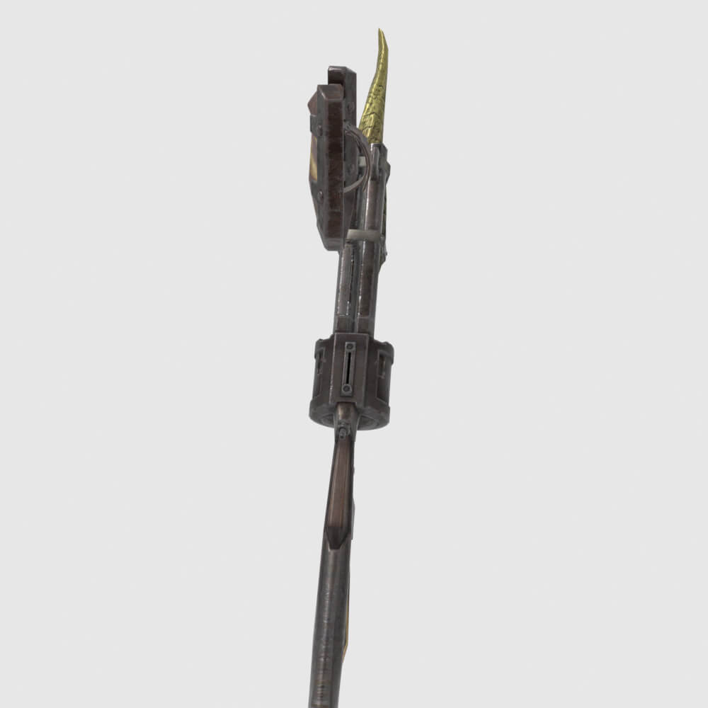 Great Demon Gunlance - Monster Hunter World 3D Model