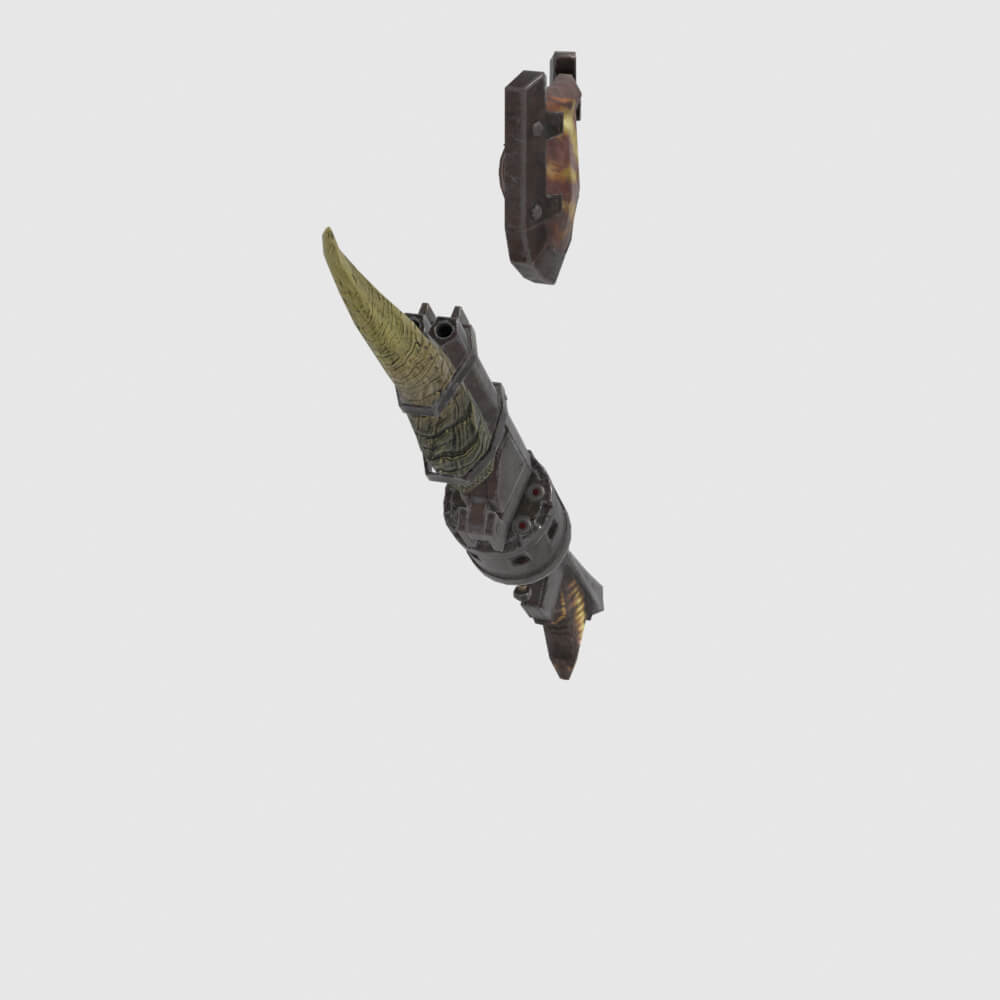 Great Demon Gunlance - Monster Hunter World 3D Model