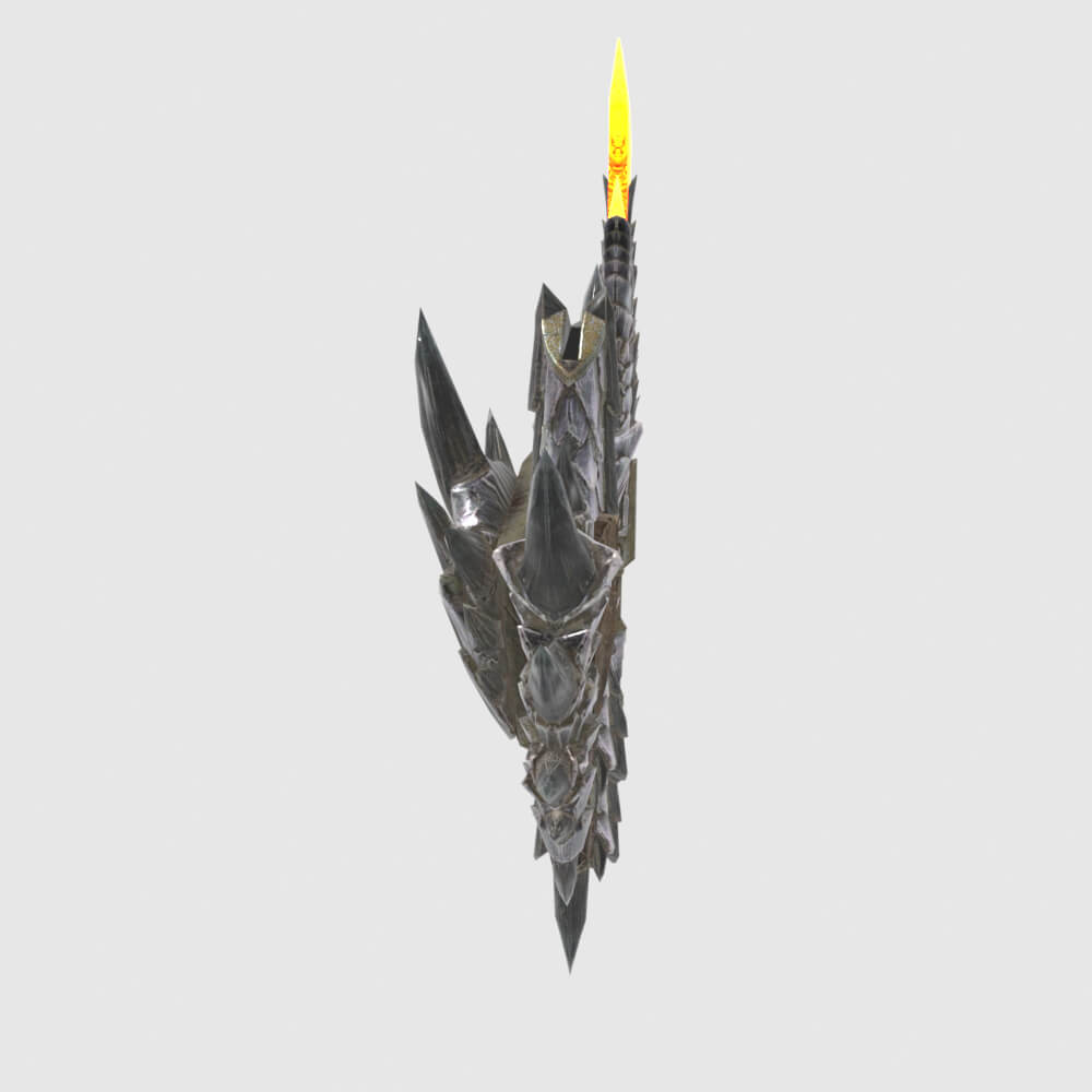 Hellsire Blade - Monster Hunter World 3D Model