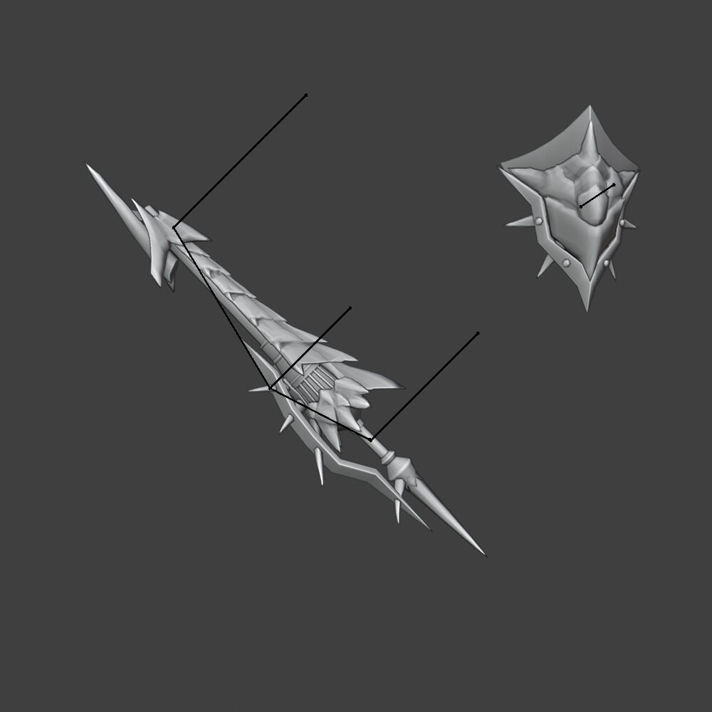 Highnesss Fury - Monster Hunter World 3D Model