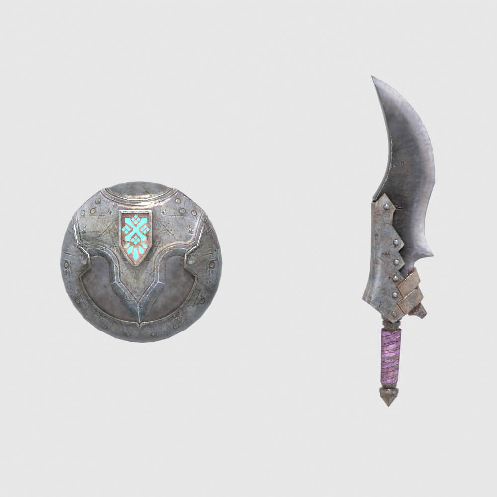 Hunters Knife - Monster Hunter World 3D Model