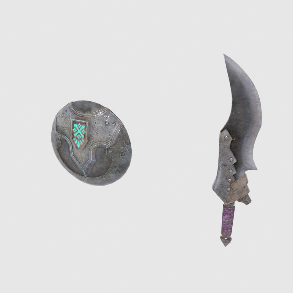 Hunters Knife - Monster Hunter World 3D Model