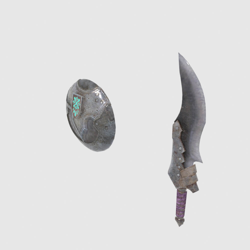 Hunters Knife - Monster Hunter World 3D Model