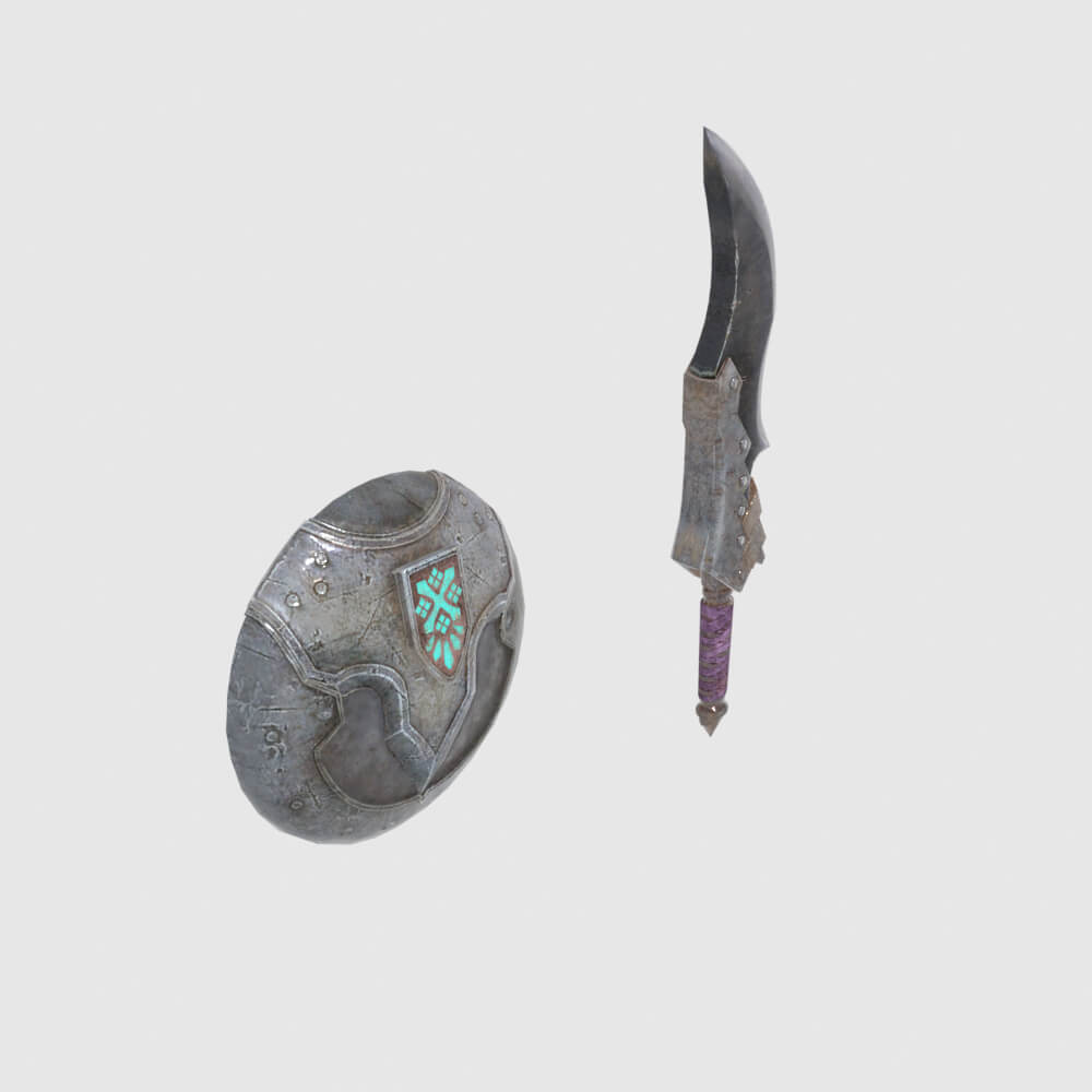 Hunters Knife - Monster Hunter World 3D Model