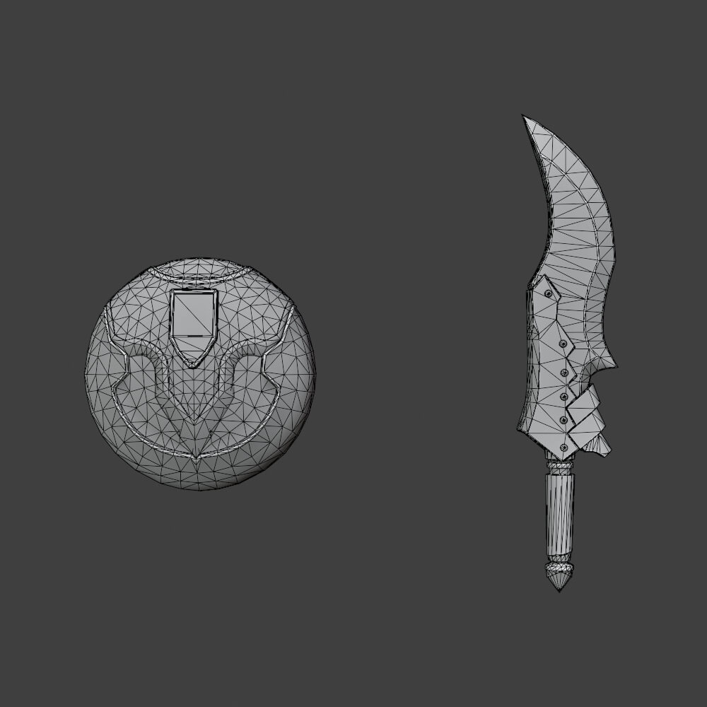 Hunters Knife - Monster Hunter World 3D Model