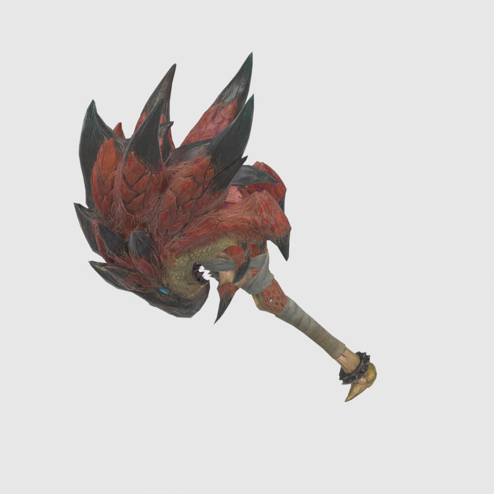 Huracan Hammer - Monster Hunter World 3D Model