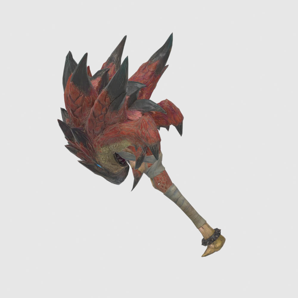 Huracan Hammer - Monster Hunter World 3D Model
