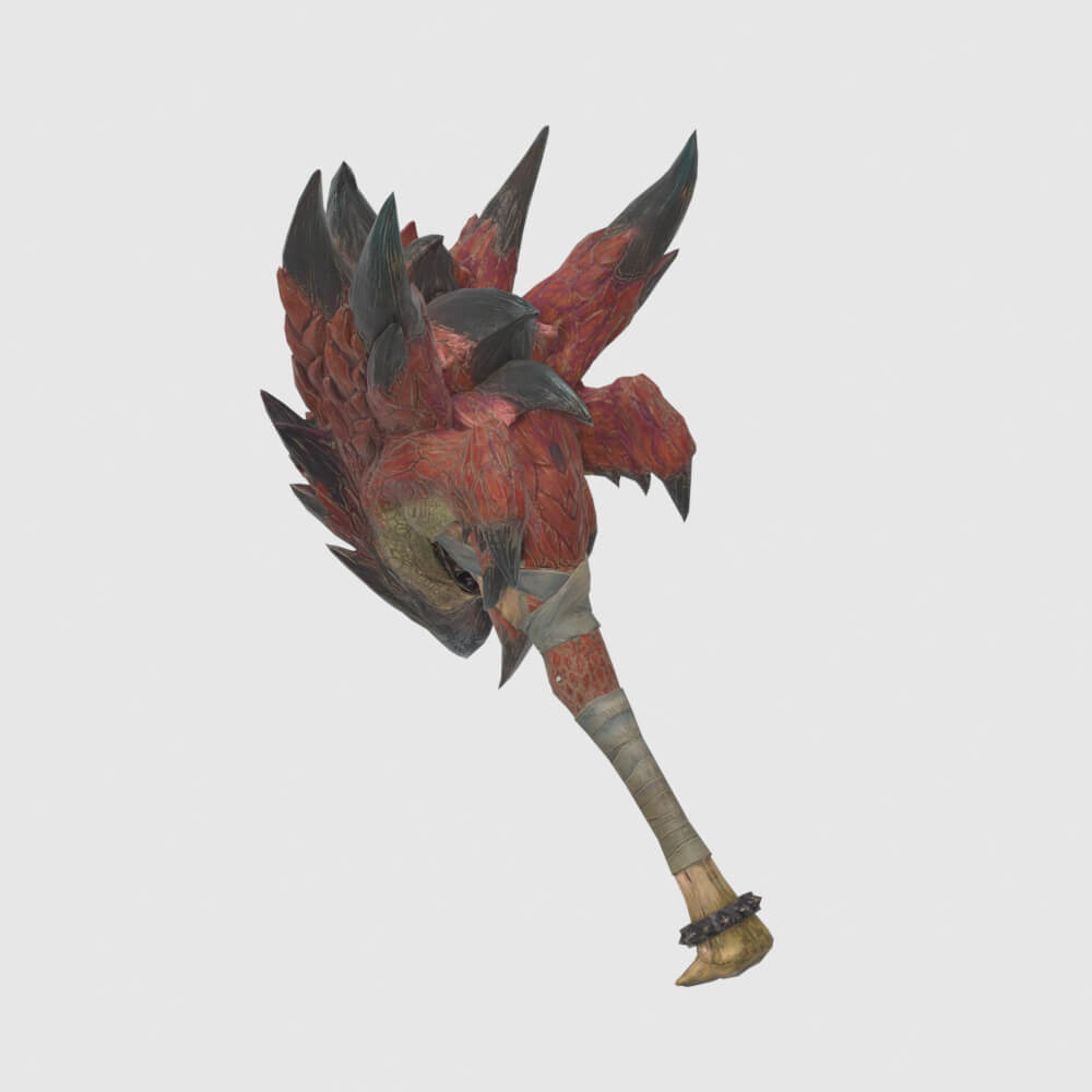 Huracan Hammer - Monster Hunter World 3D Model