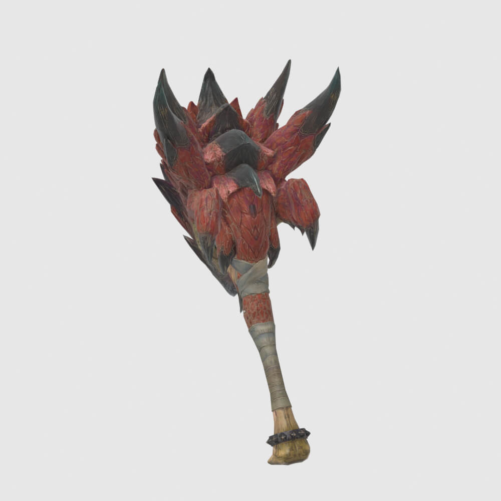 Huracan Hammer - Monster Hunter World 3D Model