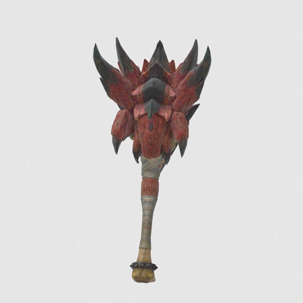 Huracan Hammer - Monster Hunter World 3D Model