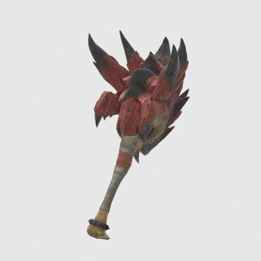 Huracan Hammer - Monster Hunter World 3D Model