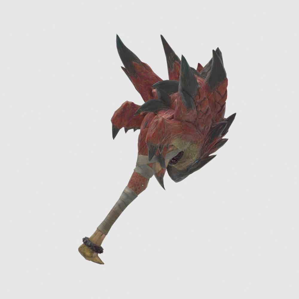 Huracan Hammer - Monster Hunter World 3D Model