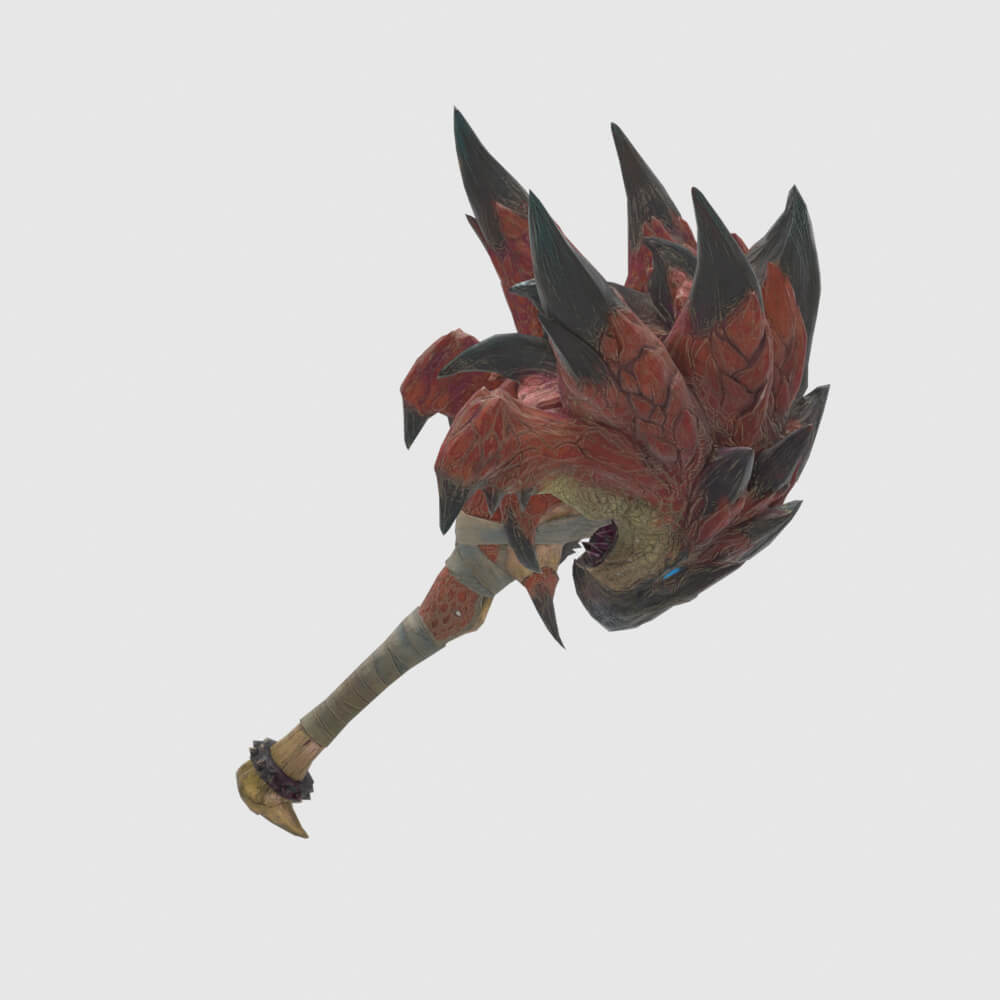 Huracan Hammer - Monster Hunter World 3D Model