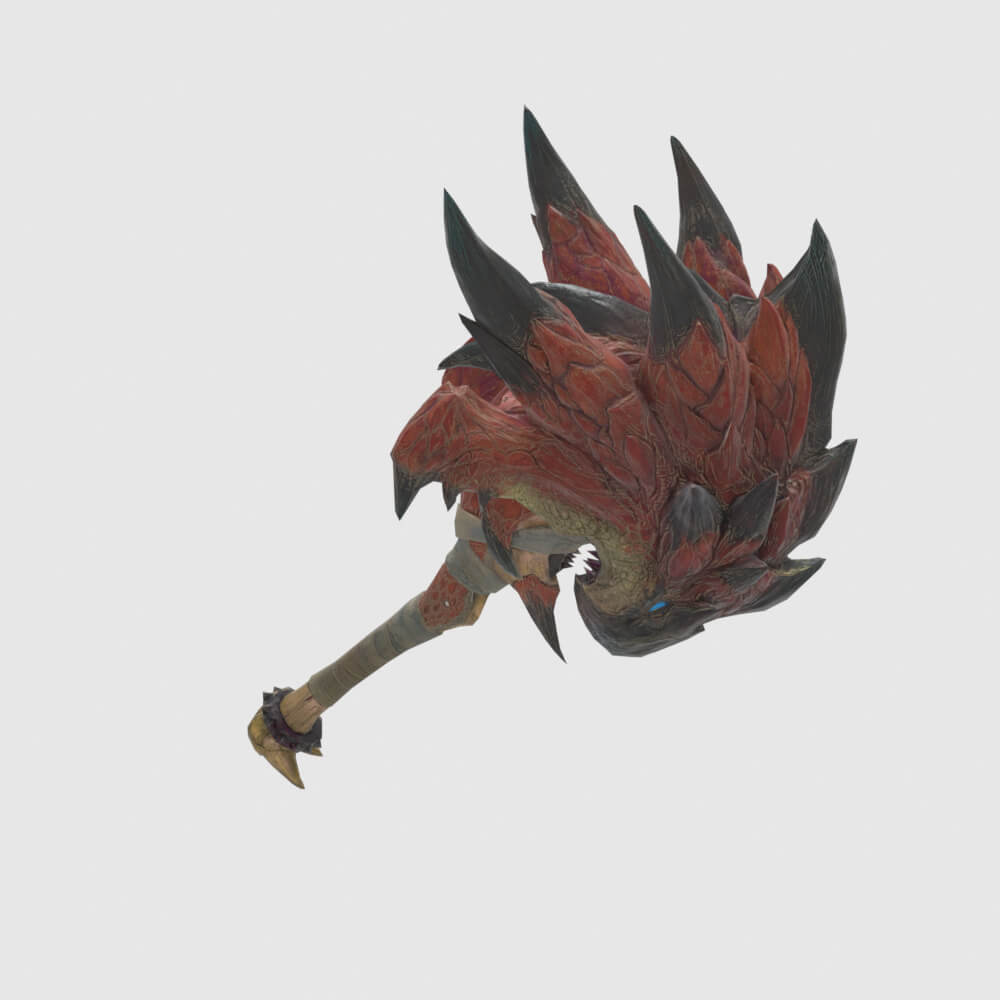 Huracan Hammer - Monster Hunter World 3D Model