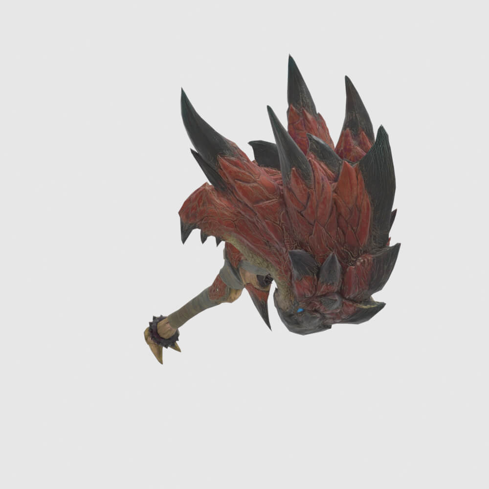 Huracan Hammer - Monster Hunter World 3D Model
