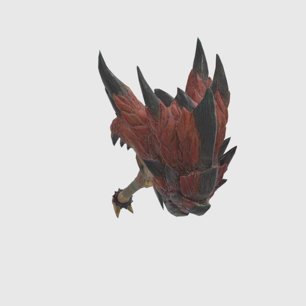 Huracan Hammer - Monster Hunter World 3D Model