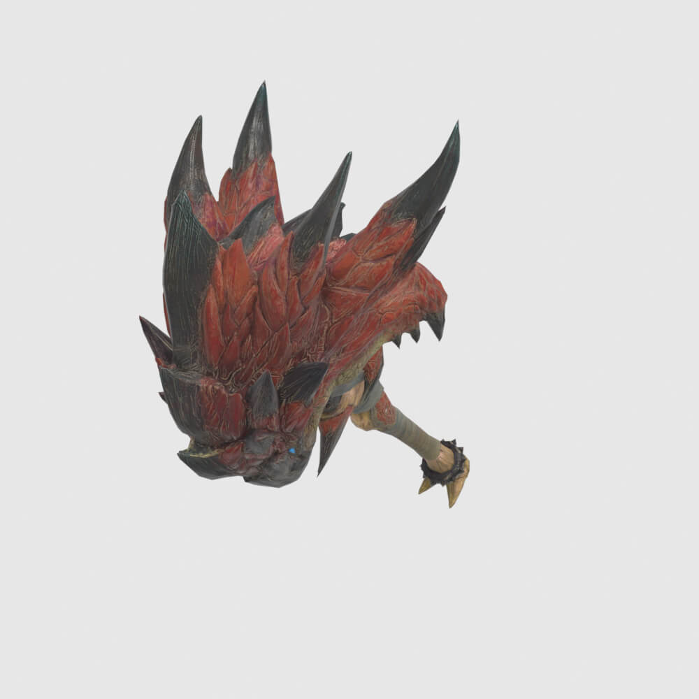 Huracan Hammer - Monster Hunter World 3D Model