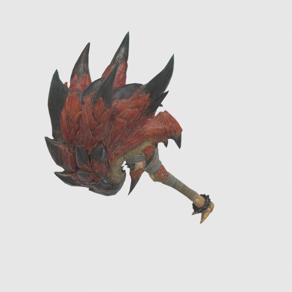 Huracan Hammer - Monster Hunter World 3D Model