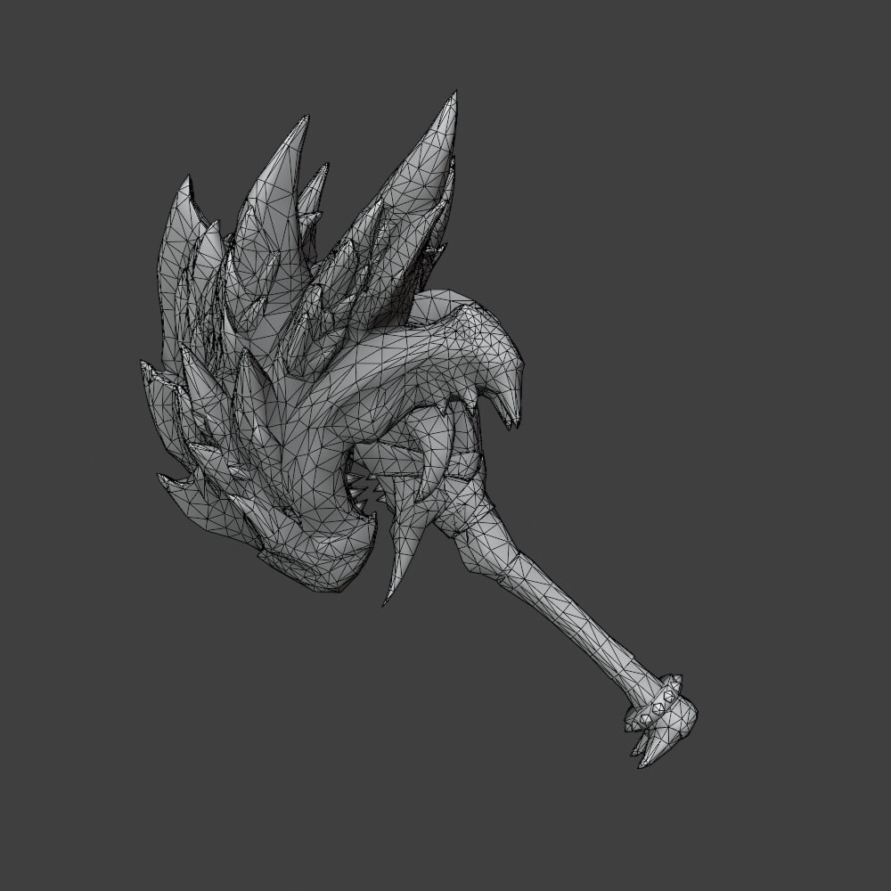 Huracan Hammer - Monster Hunter World 3D Model