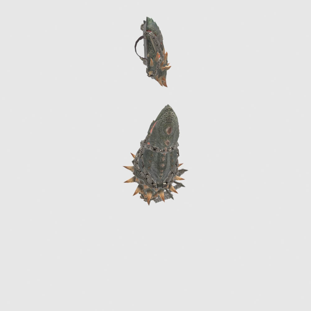 Insatiable Gunlance - Monster Hunter World 3D Model