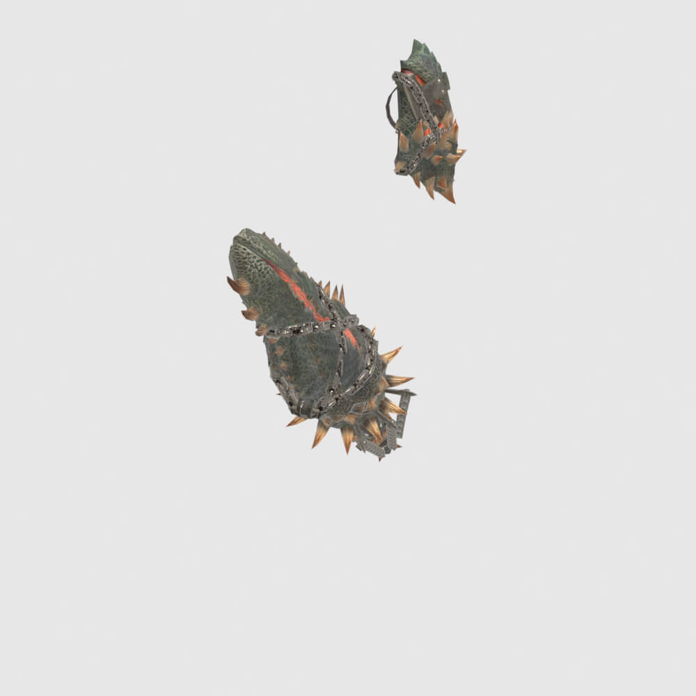 Insatiable Gunlance - Monster Hunter World 3D Model