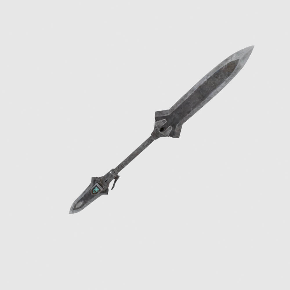Iron Blade - Monster Hunter World 3D Model