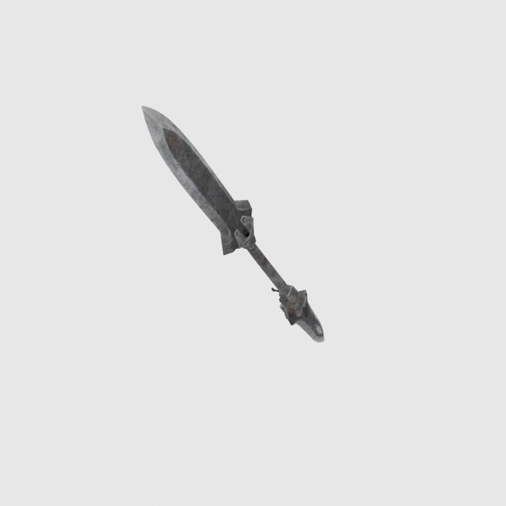 Iron Blade - Monster Hunter World 3D Model