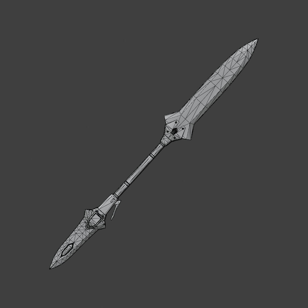 Iron Blade - Monster Hunter World 3D Model