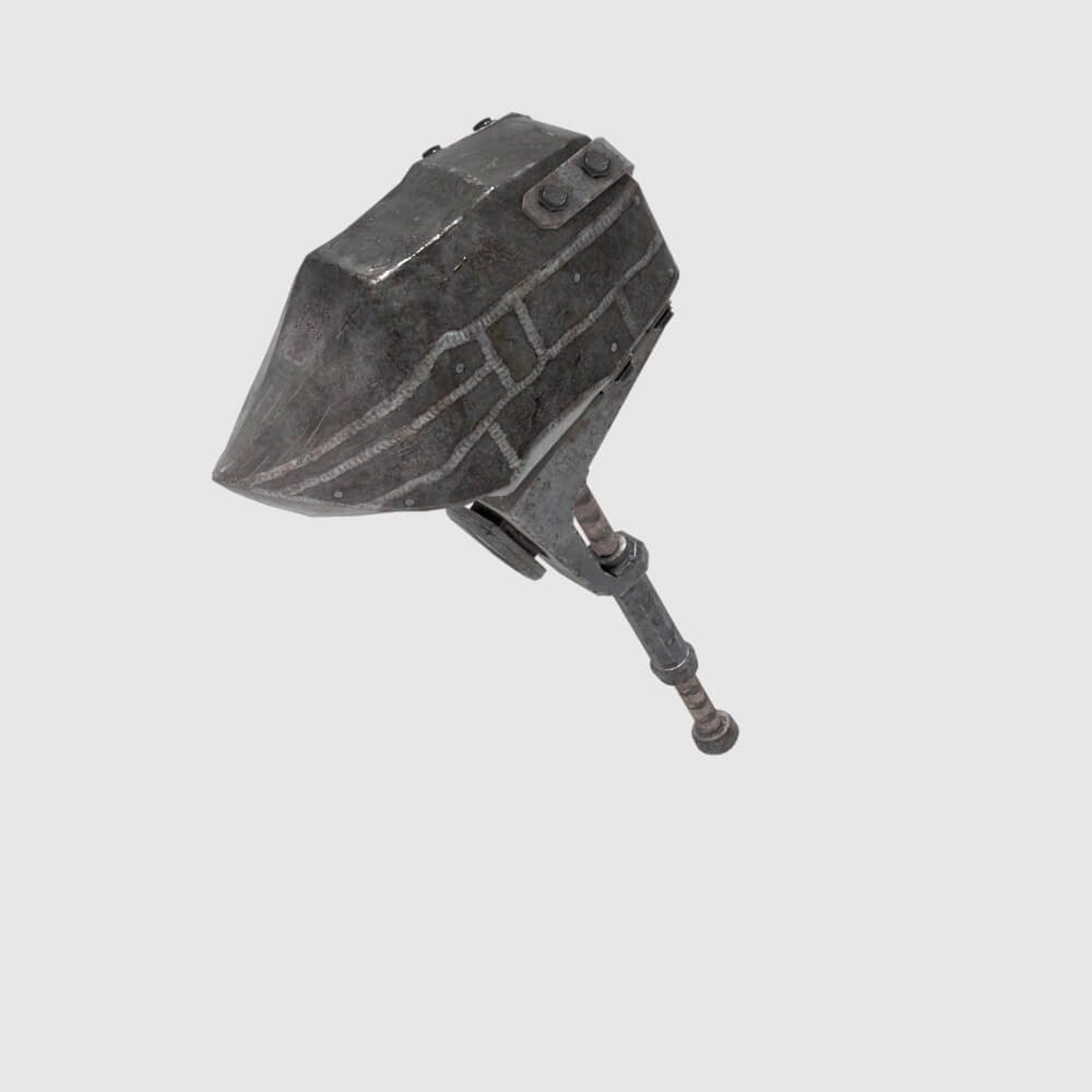 Iron Hammer - Monster Hunter World 3D Model