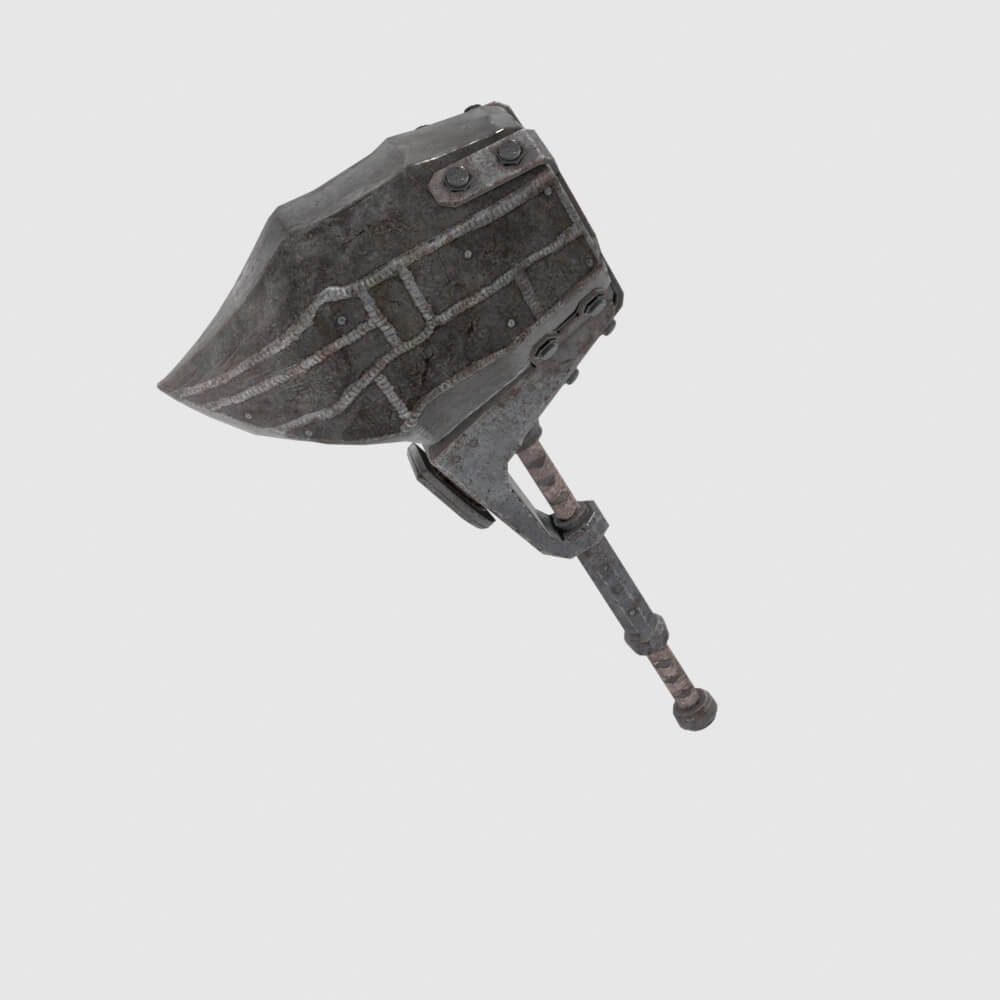 Iron Hammer - Monster Hunter World 3D Model