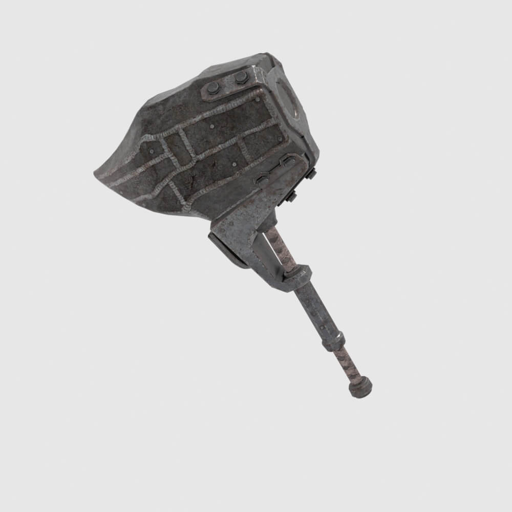 Iron Hammer - Monster Hunter World 3D Model