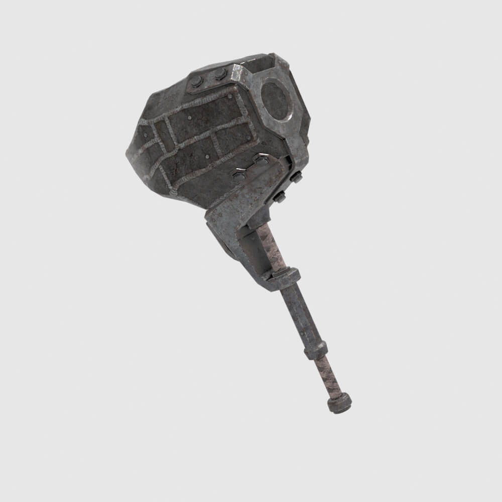 Iron Hammer - Monster Hunter World 3D Model