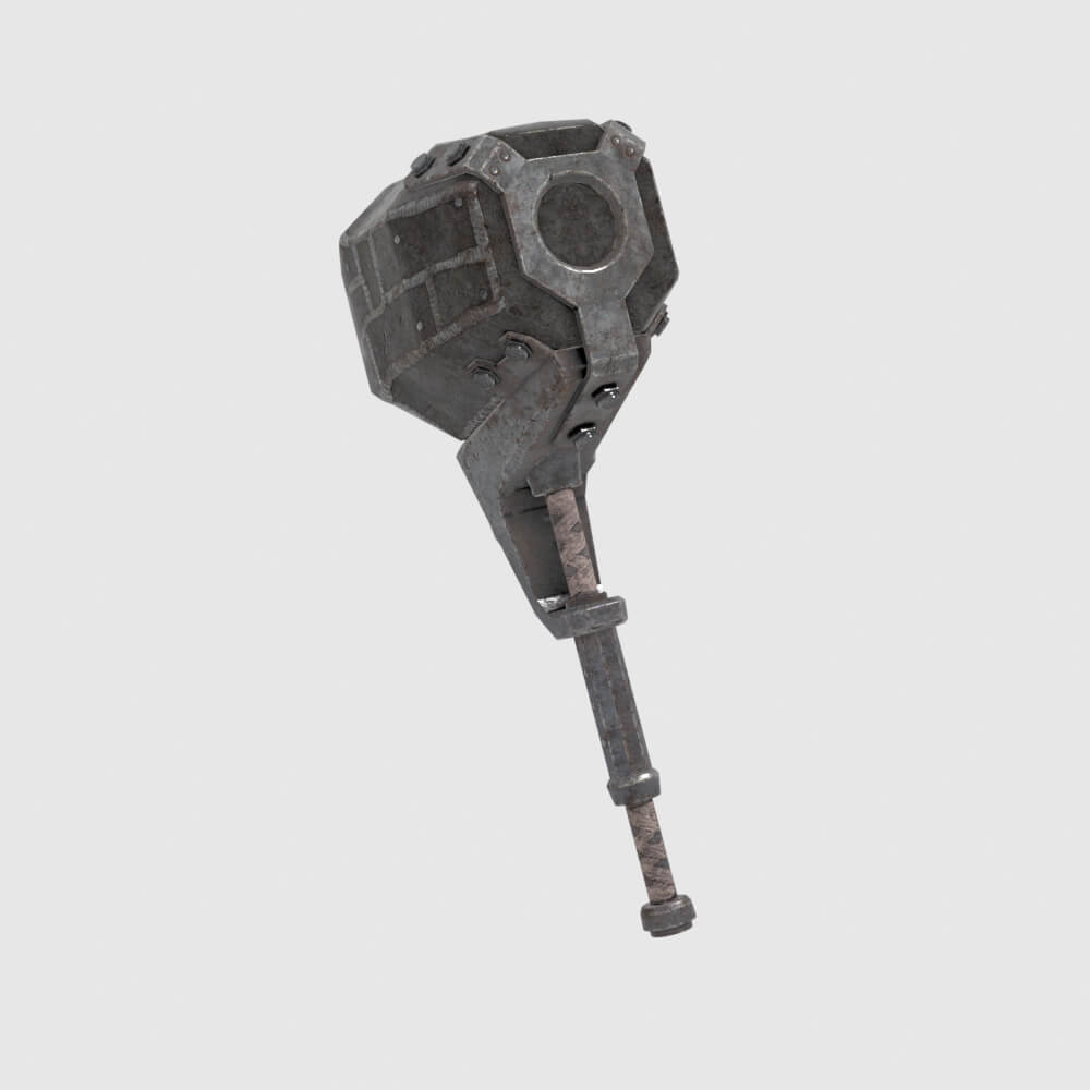 Iron Hammer - Monster Hunter World 3D Model